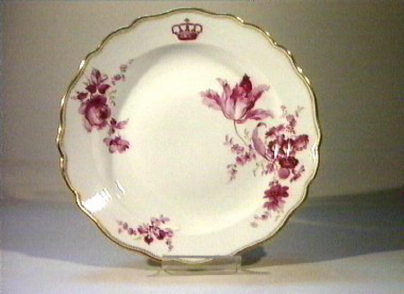 motivi decorativi floreali (piatto da portata) - manifattura di Meissen (sec. XIX)