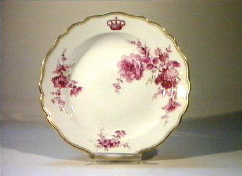 motivi decorativi floreali (piatto da portata) - manifattura di Meissen (sec. XIX)