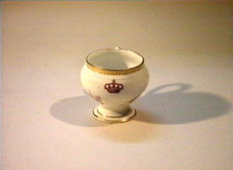 motivi decorativi floreali (tazzina) - manifattura di Meissen (sec. XIX)