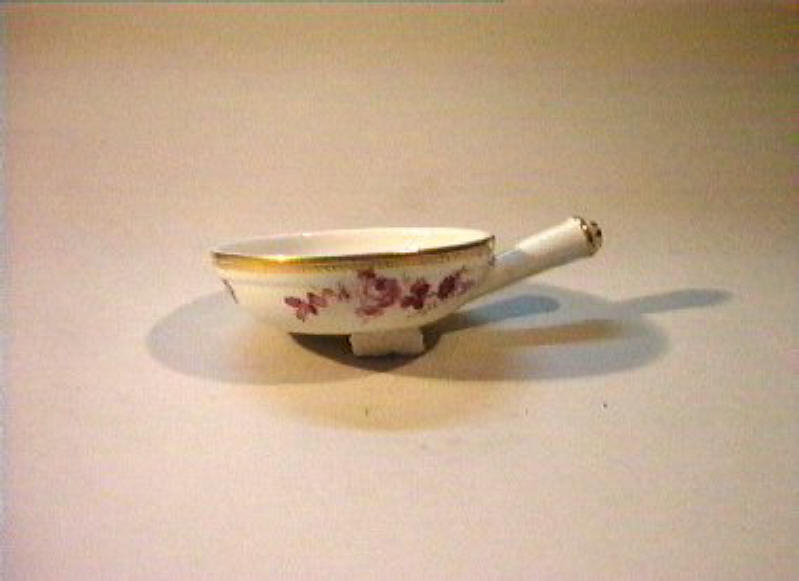 motivi decorativi floreali (scodellina) - manifattura di Meissen (sec. XIX)