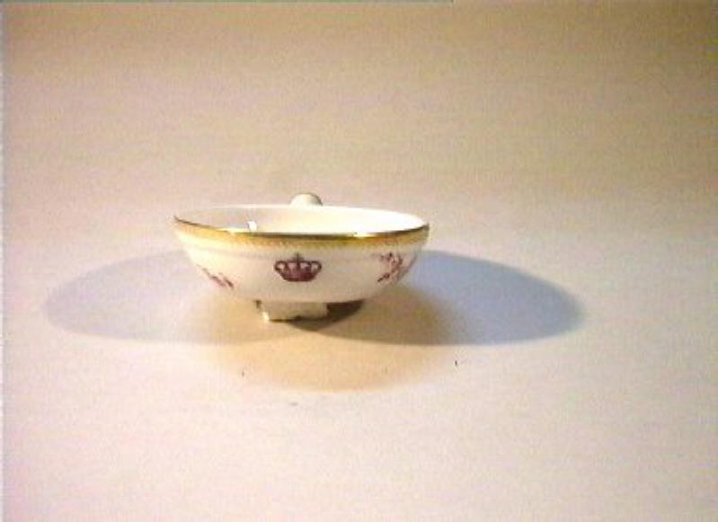 motivi decorativi floreali (scodellina) - manifattura di Meissen (sec. XIX)