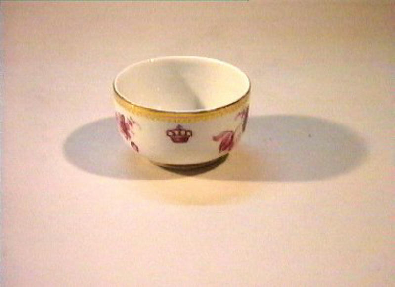 motivi decorativi floreali (zuccheriera) - manifattura di Meissen (sec. XIX)