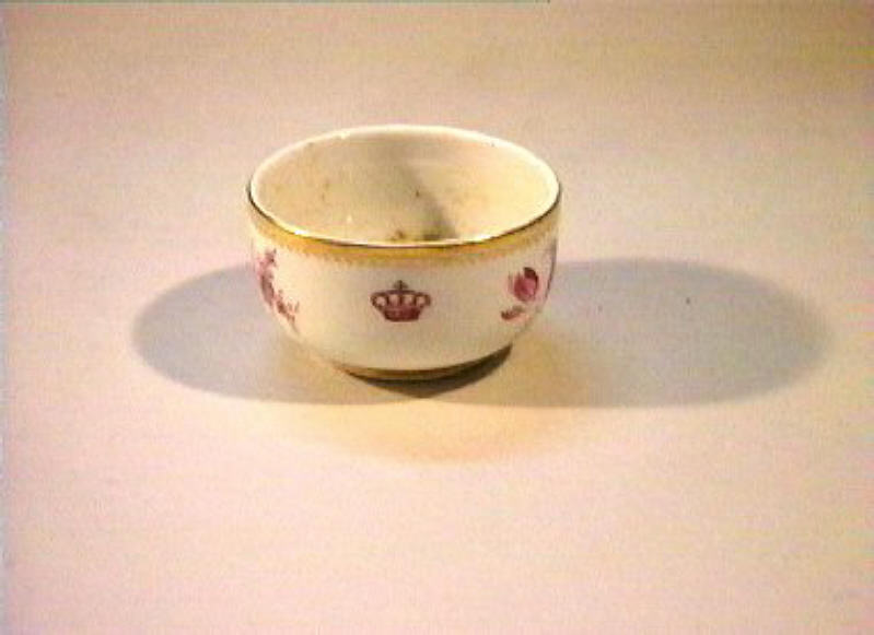 motivi decorativi floreali (zuccheriera) - manifattura di Meissen (sec. XIX)