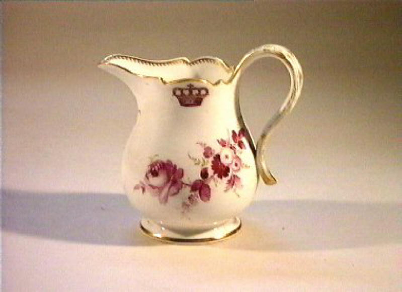 motivi decorativi floreali (lattiera) - manifattura di Meissen (sec. XIX)