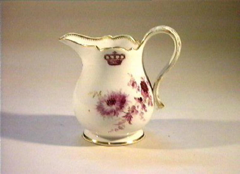 motivi decorativi floreali (lattiera) - manifattura di Meissen (sec. XIX)