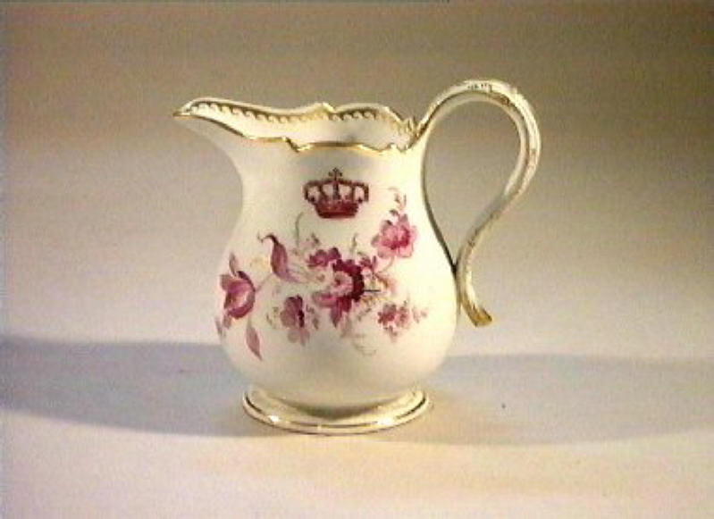 motivi decorativi floreali (lattiera) - manifattura di Meissen (sec. XIX)