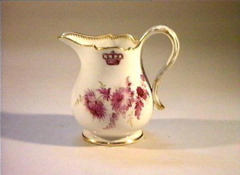 motivi decorativi floreali (lattiera) - manifattura di Meissen (sec. XIX)