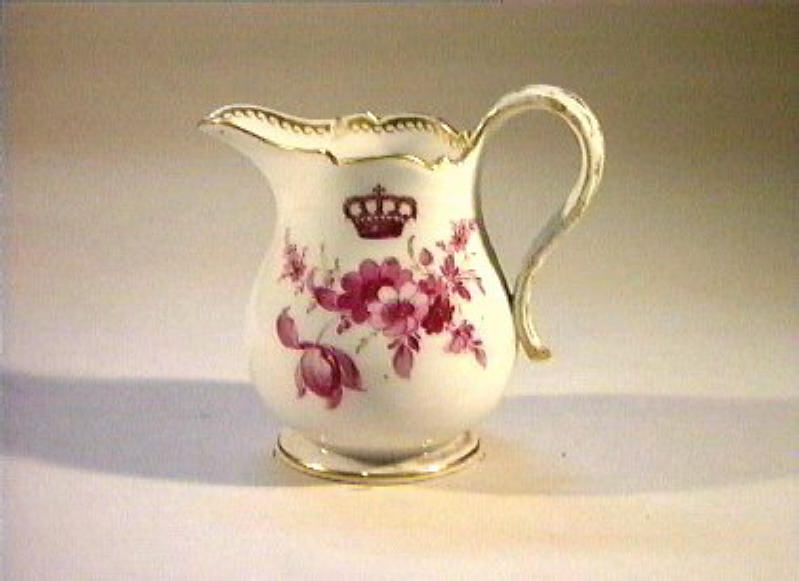 motivi decorativi floreali (lattiera) - manifattura di Meissen (sec. XIX)