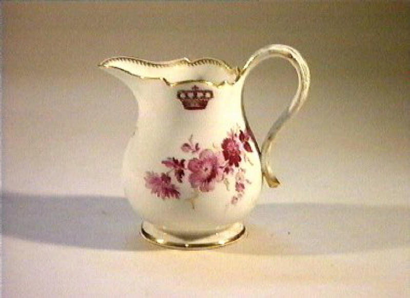 motivi decorativi floreali (lattiera) - manifattura di Meissen (sec. XIX)