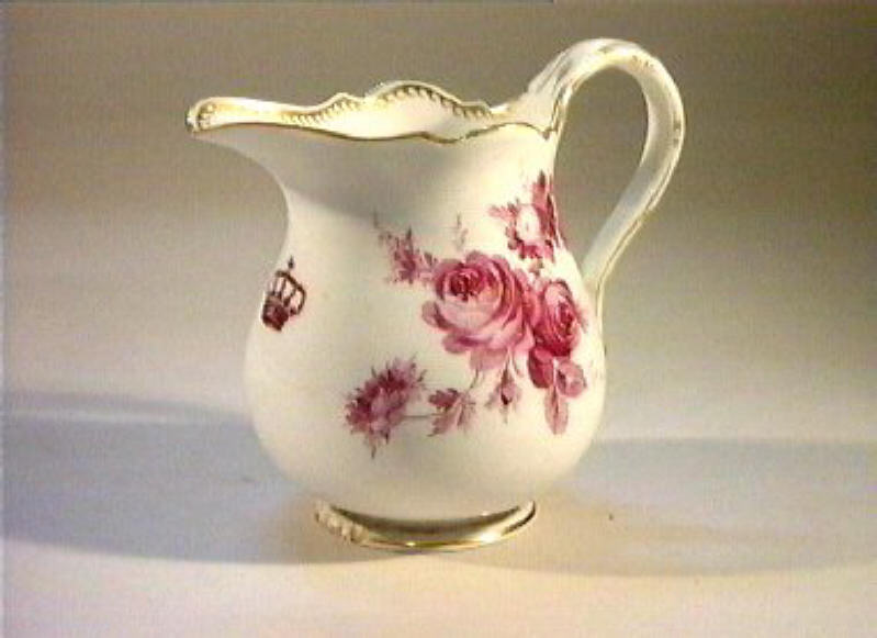 motivi decorativi floreali (lattiera) - manifattura di Meissen (sec. XIX)