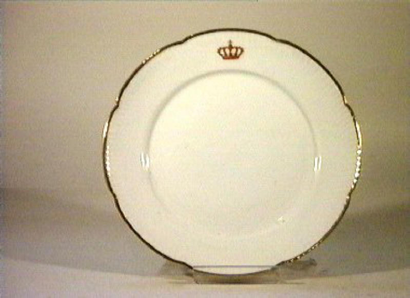 motivi decorativi (piattino) - manifattura di Meissen (sec. XIX)