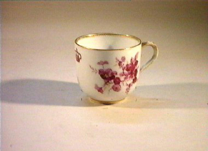 motivi decorativi floreali (tazzina) - manifattura di Meissen (sec. XIX)