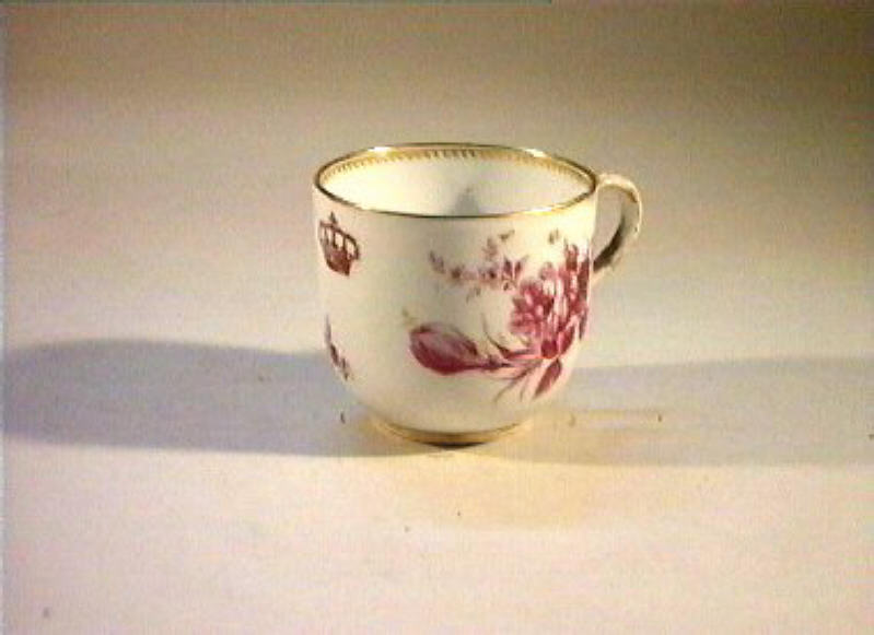 motivi decorativi floreali (tazzina) - manifattura di Meissen (sec. XIX)