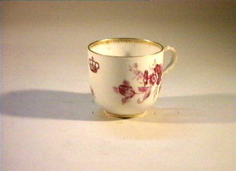 motivi decorativi floreali (tazzina) - manifattura di Meissen (sec. XIX)