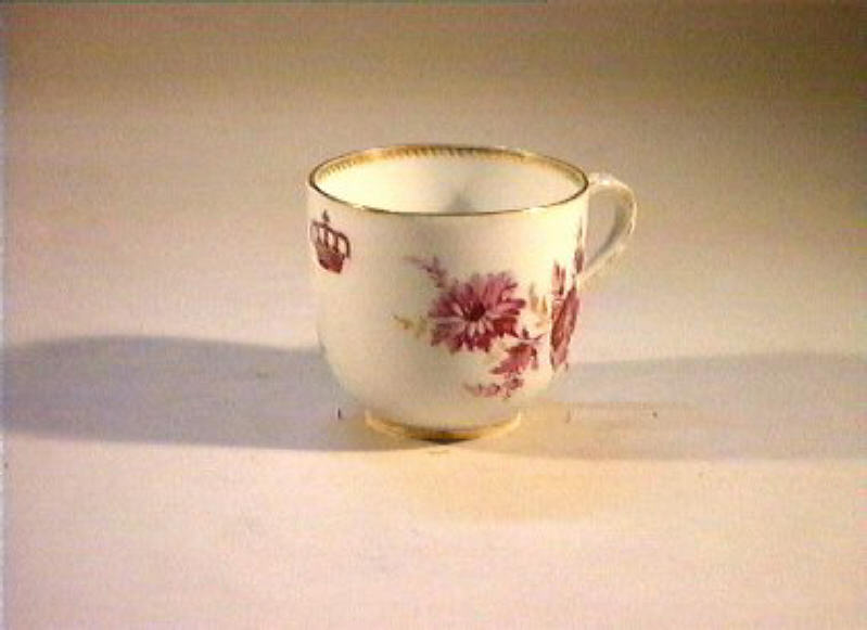 motivi decorativi floreali (tazzina) - manifattura di Meissen (sec. XIX)