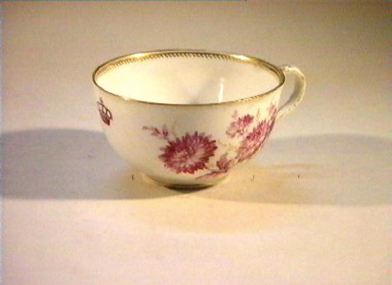 motivi decorativi floreali (tazza) - manifattura di Meissen (sec. XIX)