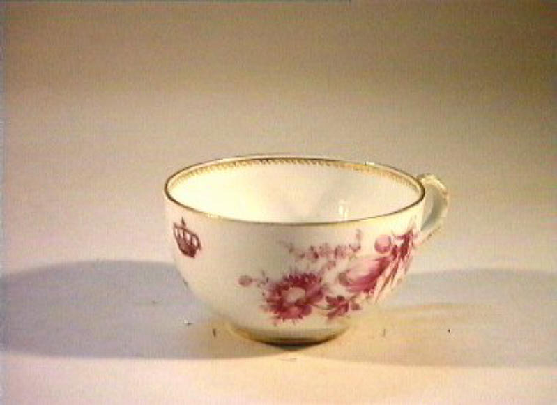 motivi decorativi floreali (tazza) - manifattura di Meissen (sec. XIX)