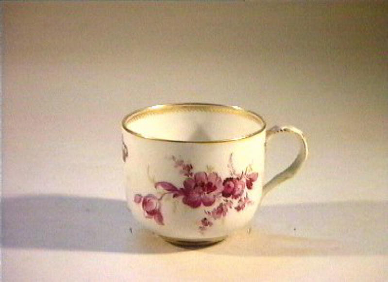 motivo decorativo floreale (tazzina) - manifattura di Meissen (sec. XIX)