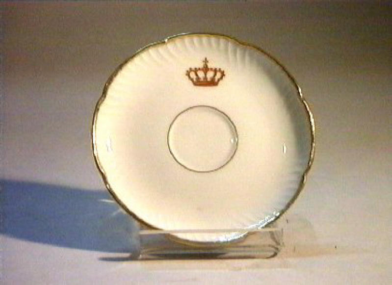 corona Savoia (piattino) - manifattura Richard-Ginori (sec. XIX)