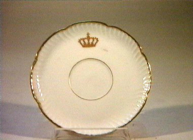 corona Savoia (piattino) - manifattura Richard-Ginori (sec. XIX)