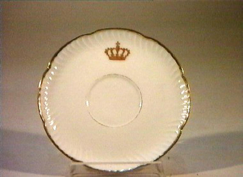 corona Savoia (piattino) - manifattura Richard-Ginori (sec. XIX)