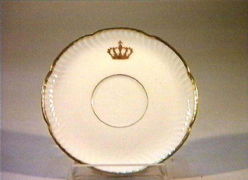 corona Savoia (piattino) - manifattura Richard-Ginori (sec. XIX)