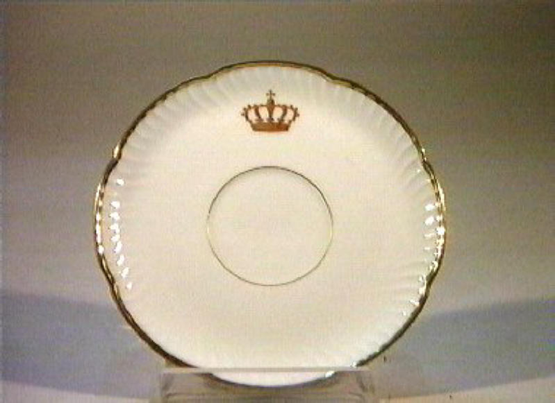 corona Savoia (piattino) - manifattura Richard-Ginori (sec. XIX)