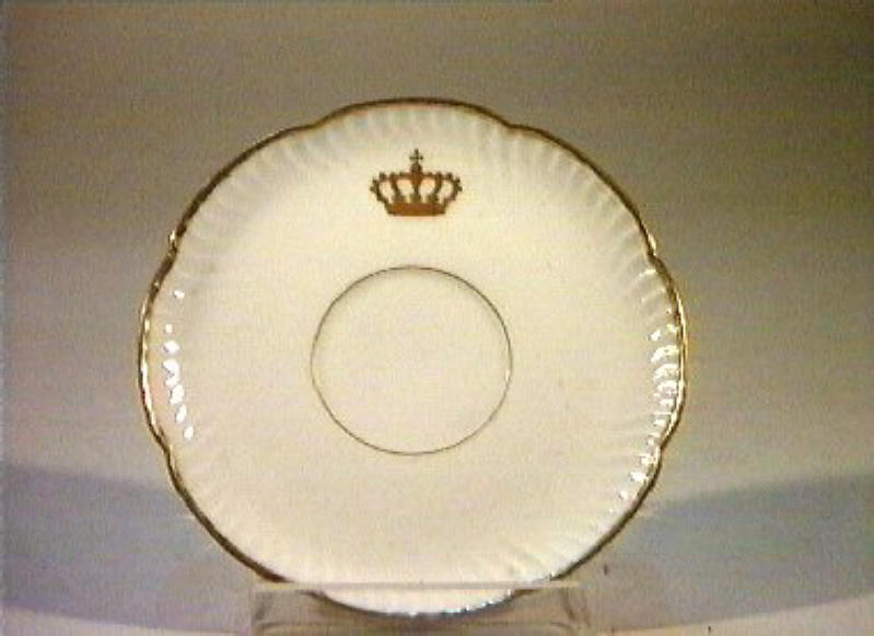 corona Savoia (piattino) - manifattura Richard-Ginori (sec. XIX)