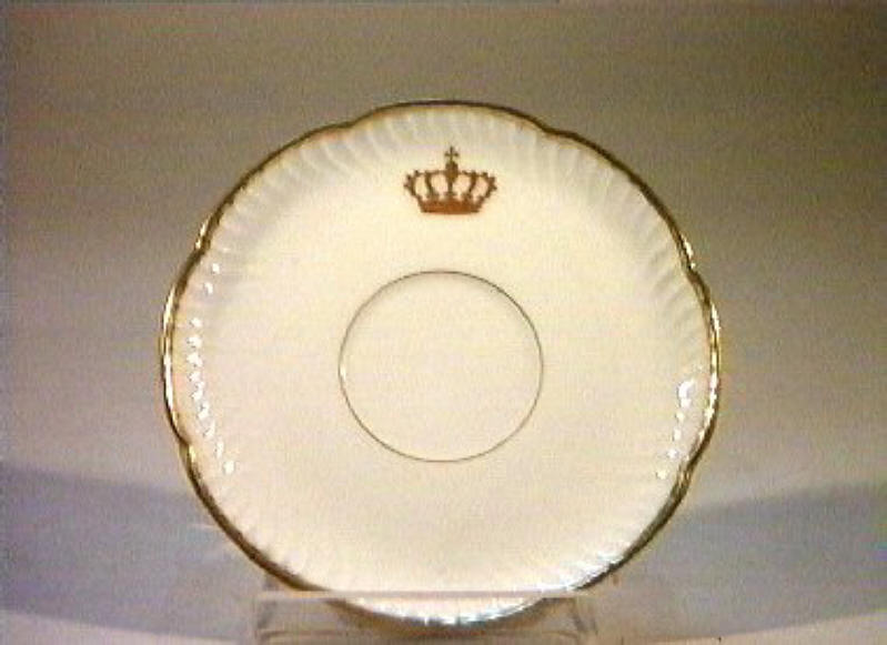 corona Savoia (piattino) - manifattura Richard-Ginori (sec. XIX)