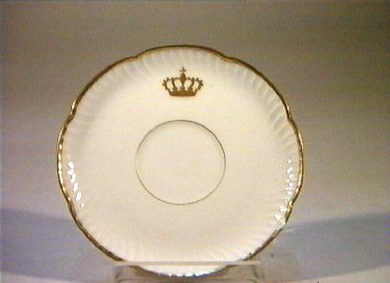 corona Savoia (piattino) - manifattura Richard-Ginori (sec. XIX)