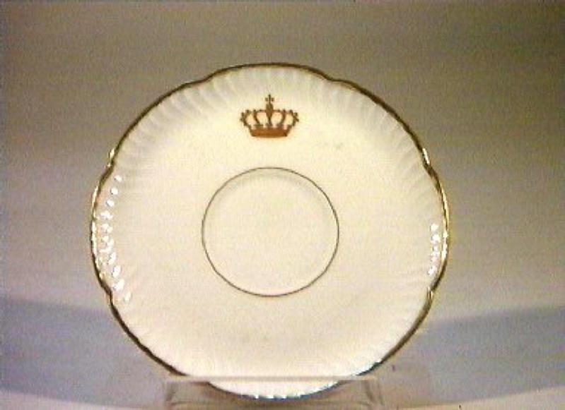 corona Savoia (piattino) - manifattura Richard-Ginori (sec. XIX)