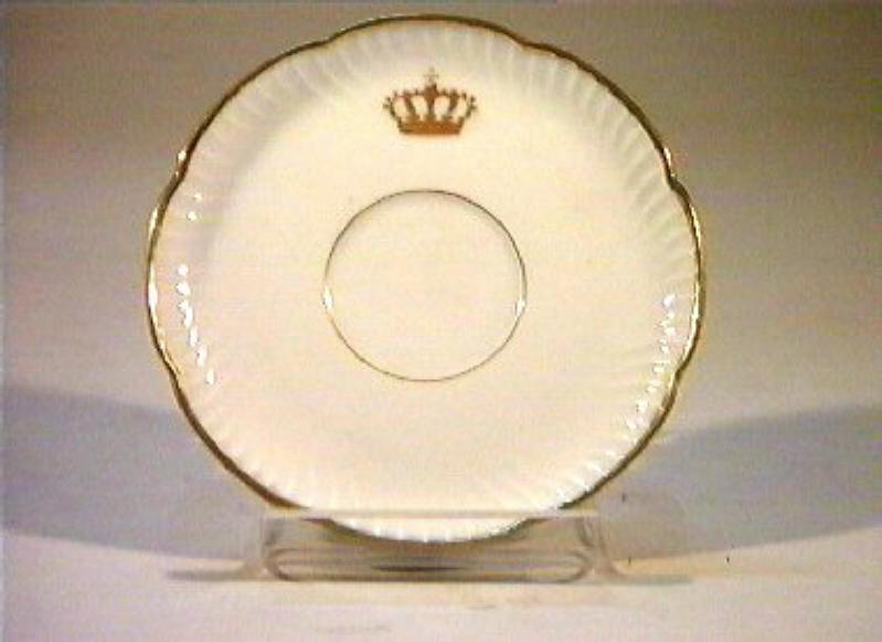 corona Savoia (piattino) - manifattura Richard-Ginori (sec. XIX)