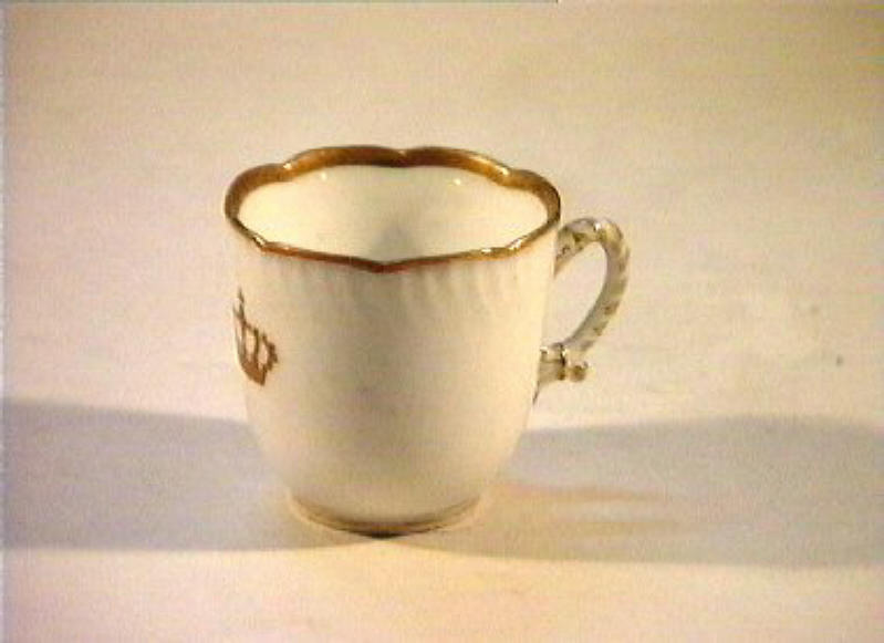 corona Savoia (tazzina) - manifattura Richard-Ginori (sec. XIX)