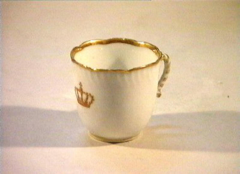 corona Savoia (tazzina) - manifattura Richard-Ginori (sec. XIX)