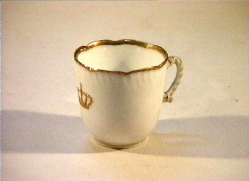 corona Savoia (tazzina) - manifattura Richard-Ginori (sec. XIX)