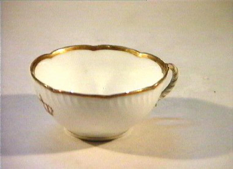 corona Savoia (tazza) - manifattura Richard-Ginori (sec. XIX)