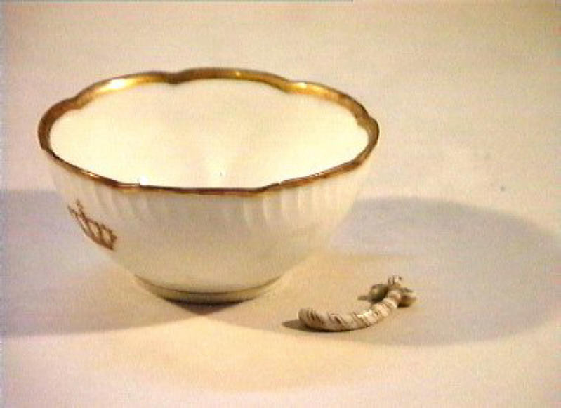 corona Savoia (tazza) - manifattura Richard-Ginori (sec. XIX)