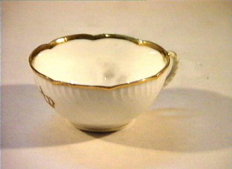 corona Savoia (tazza) - manifattura Richard-Ginori (sec. XIX)