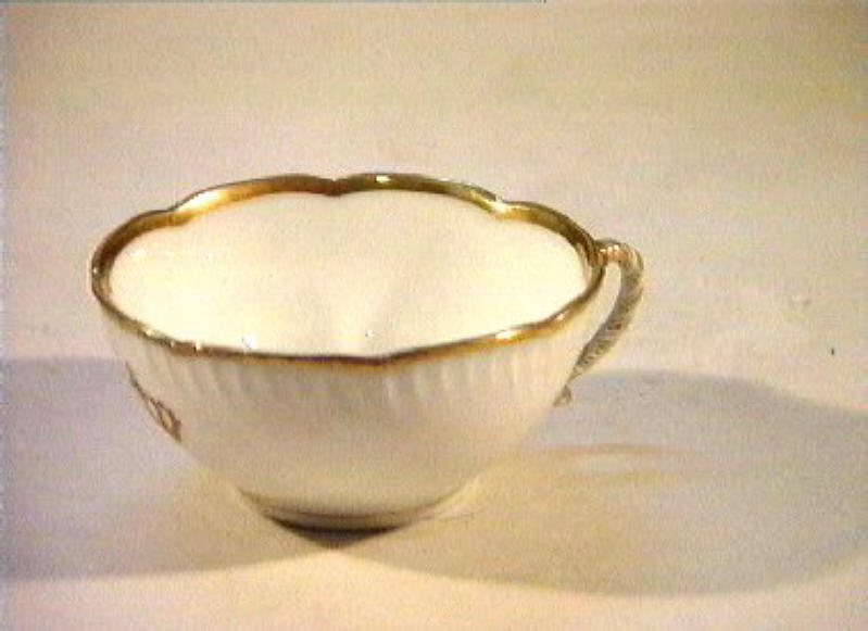 motivo decorativo floreale (tazza) - manifattura Richard-Ginori (sec. XIX)