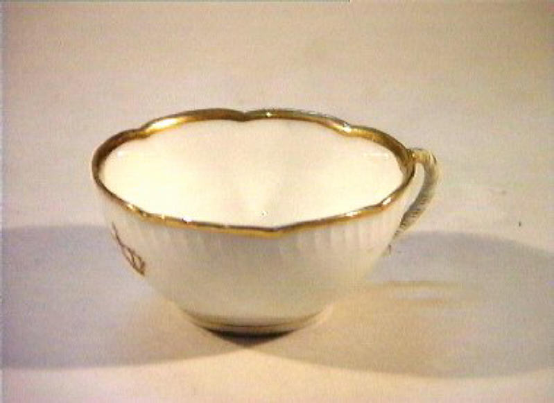 corona Savoia (tazza) - manifattura Richard-Ginori (sec. XIX)