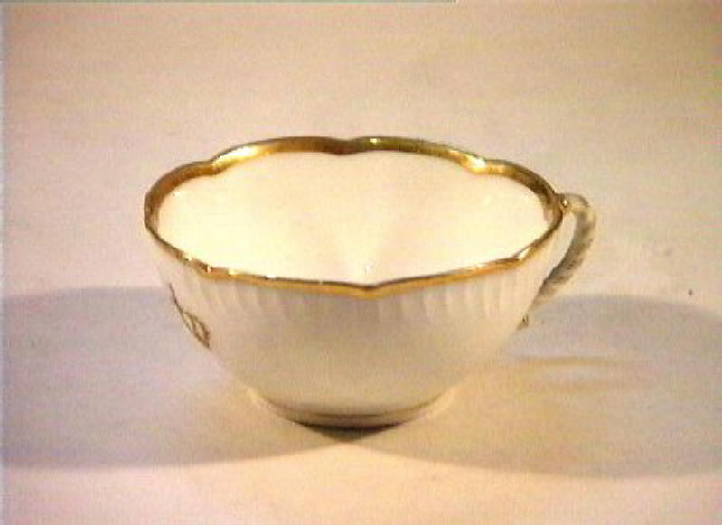 corona Savoia (tazza) - manifattura Richard-Ginori (sec. XIX)