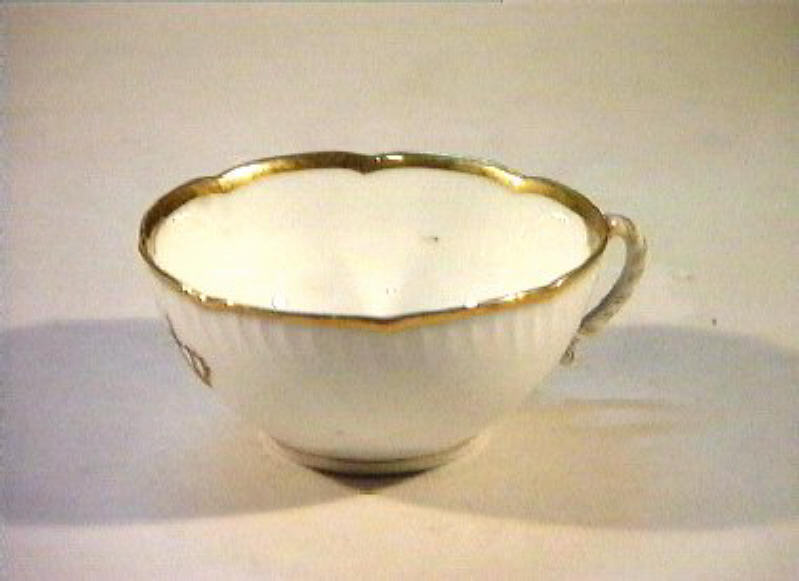 corona Savoia (tazza) - manifattura Richard-Ginori (sec. XIX)