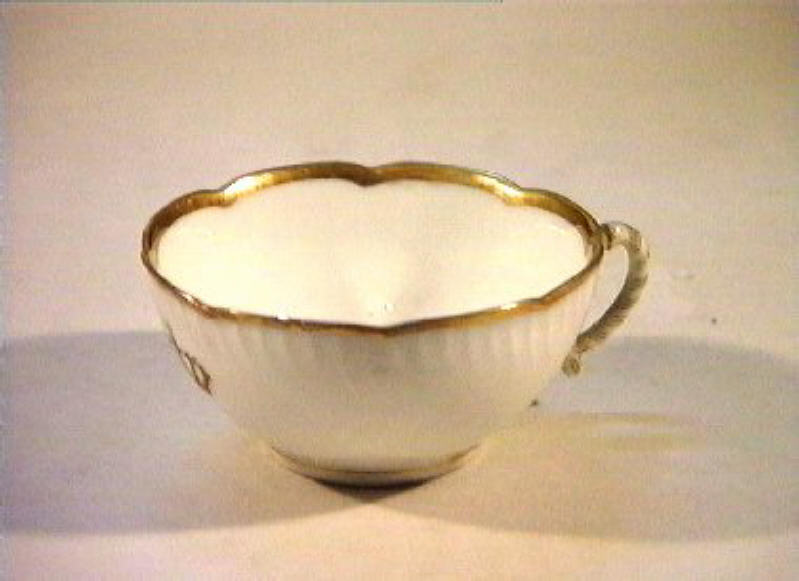 corona Savoia (tazza) - manifattura Richard-Ginori (sec. XIX)