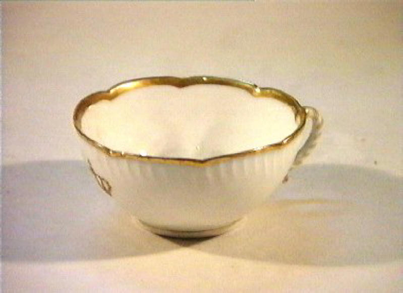 corona Savoia (tazza) - manifattura Richard-Ginori (sec. XIX)