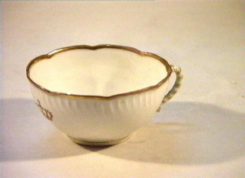 corona Savoia (tazza) - manifattura Richard-Ginori (sec. XIX)