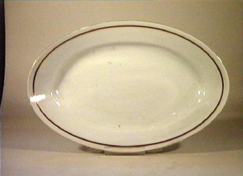 piatto da portata - manifattura Richard-Ginori (sec. XIX)