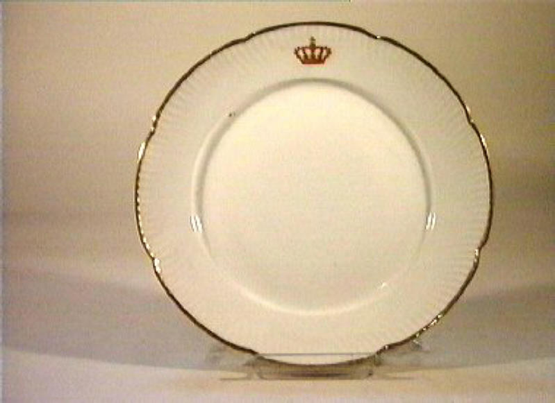 corona Savoia (piatto) - manifattura Richard-Ginori (sec. XIX)