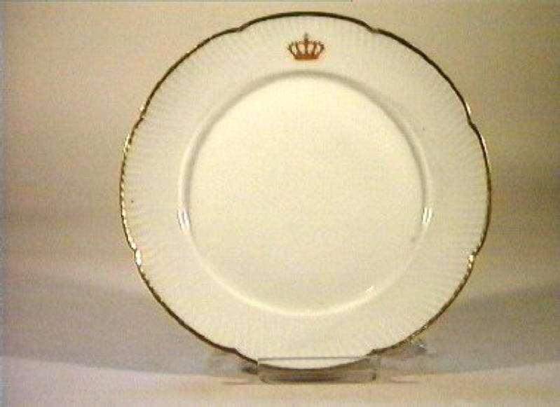 corona Savoia (piatto) - manifattura Richard-Ginori (sec. XIX)