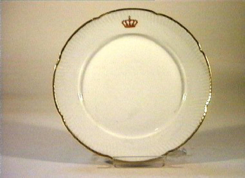 corona Savoia (piatto) - manifattura Richard-Ginori (sec. XIX)