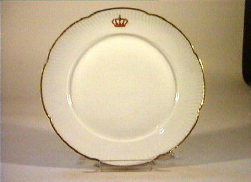 corona Savoia (piatto) - manifattura Richard-Ginori (sec. XIX)